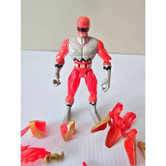 Mighty Morphin Power Rangers Lost Galaxy Red Ranger-Incomplete - Picture 8 of 10